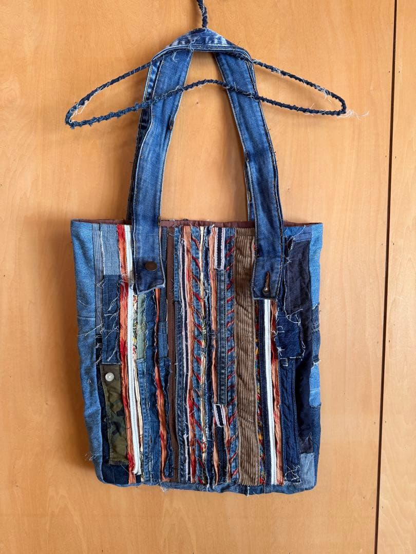 ●本日限定早割価格●SAYOCAFE、デニム再構築のオリジナルバッグ