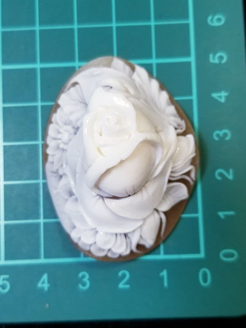 KS-171 天然シェルカメオルース　サイン有り‼️