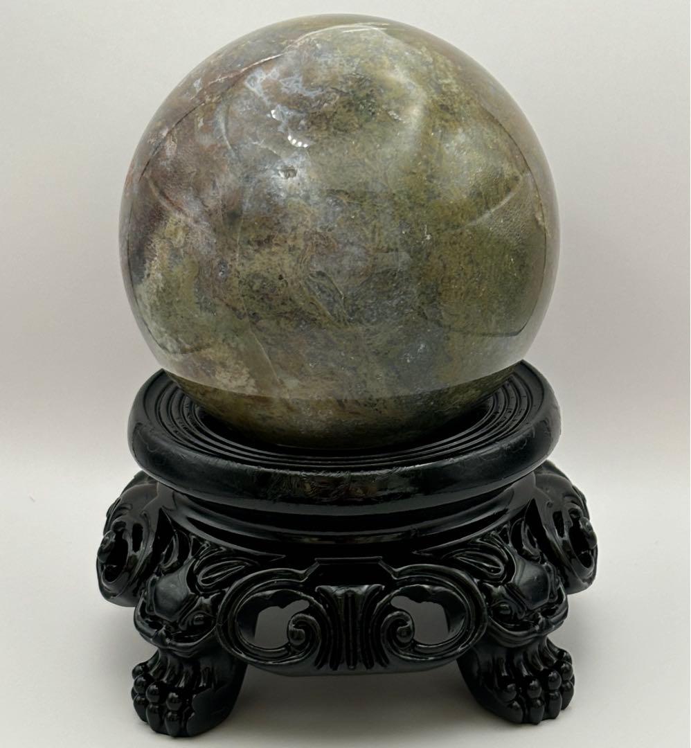 モスアゲート＊9.1cm大玉スフィア＊パワーストーン天然石