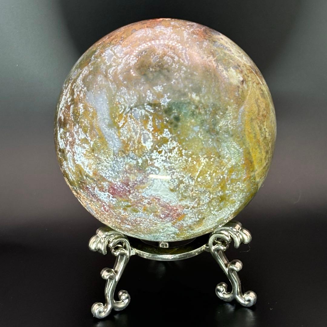 モスアゲート＊9.1cm大玉スフィア＊パワーストーン天然石