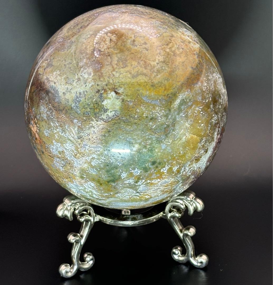 モスアゲート＊9.1cm大玉スフィア＊パワーストーン天然石