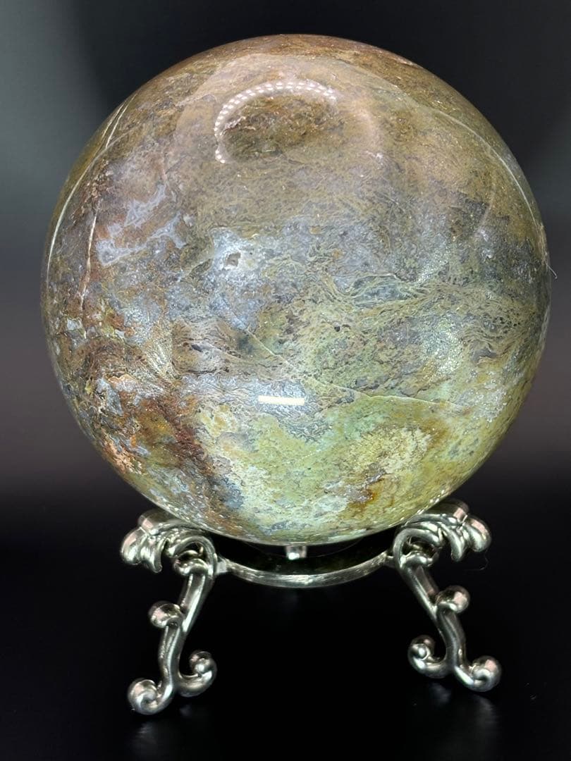 モスアゲート＊9.1cm大玉スフィア＊パワーストーン天然石