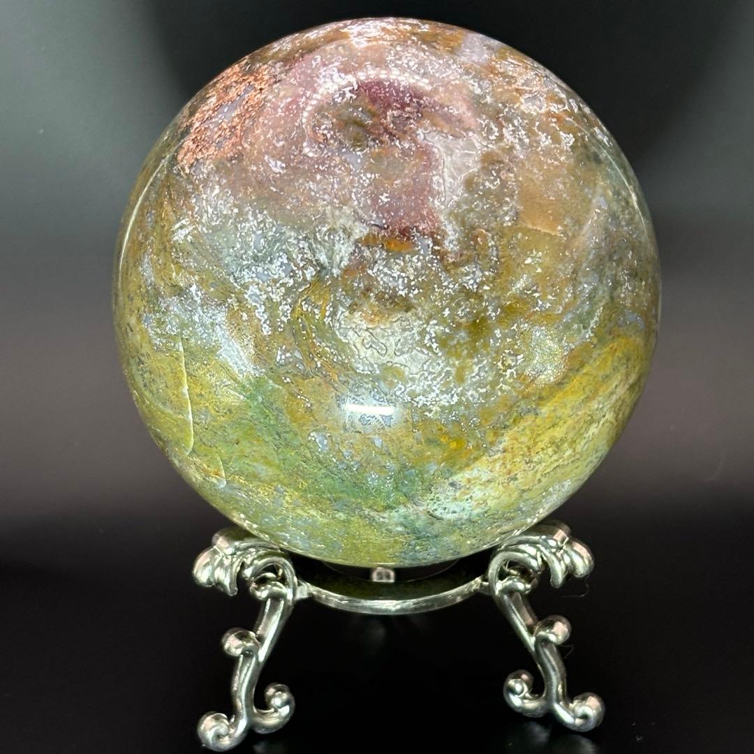 モスアゲート＊9.1cm大玉スフィア＊パワーストーン天然石