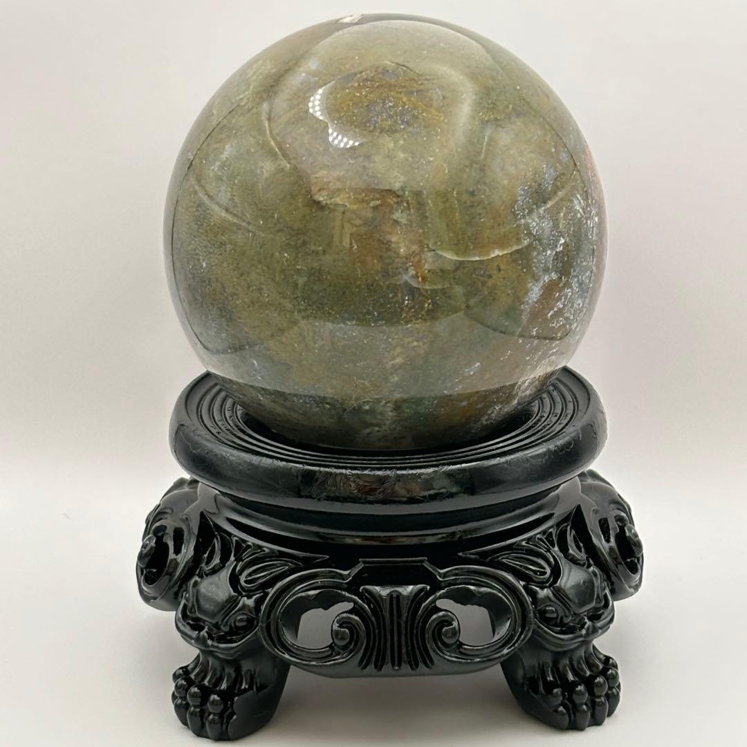 モスアゲート＊9.1cm大玉スフィア＊パワーストーン天然石