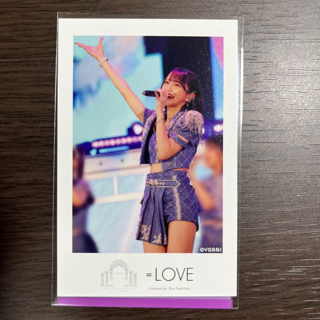 = LOVE イコラブ 野口衣織 ミニフォト 超特急逃走中 ラッフルくじチェキ風