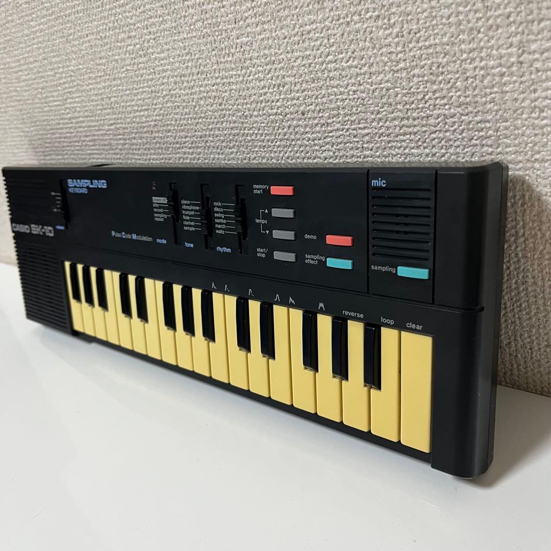 希少 動作品 CASIO SK-10 サンプリング キーボード