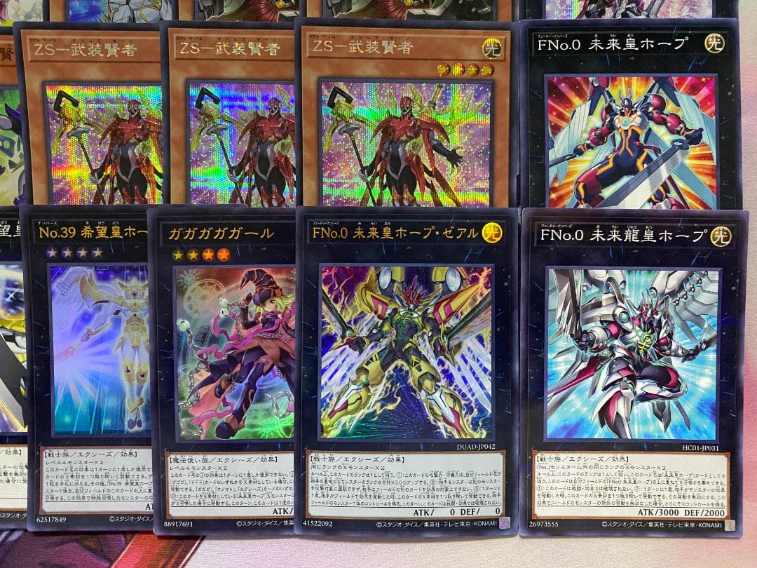 002　ホープ　ZW　ゼアル　オノマト　ガガガ　本格構築済みデッキ　遊戯王