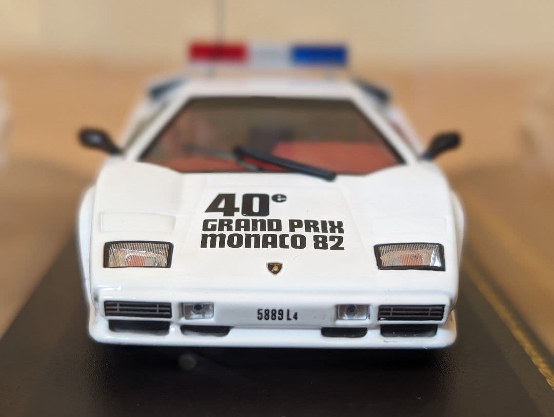 iXO 1/43 ランボルギーニ カウンタックモナコGPペースカー ミニカー