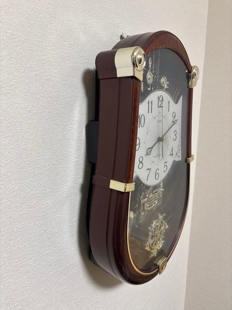 CITIZEN シチズン からくり電波時計 メロディ時計 4MN401