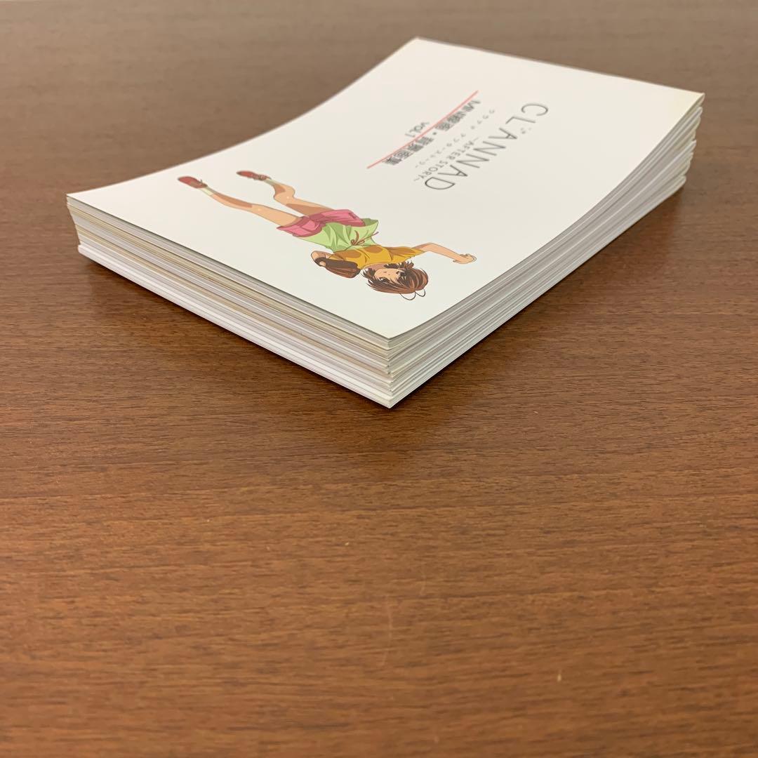 ❶CLANNAD クラナド AFTER STORY MINI線画・背景画集 8冊