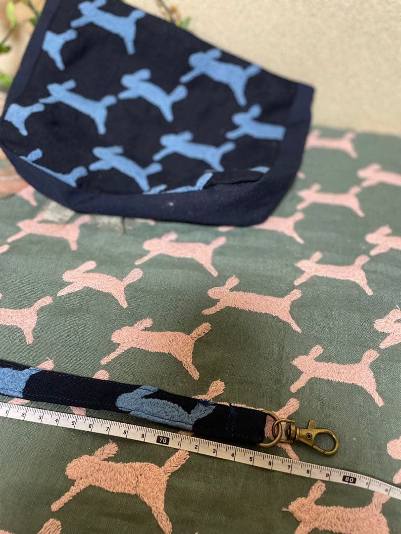 ミナペルホネン　ハンドメイド　バッグ　ショルダーバッグ　ミニバッグ　インバッグ