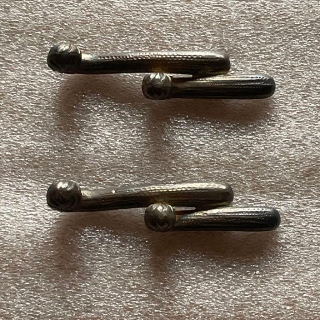 希少　猿手デザイン　純銀製品　純銀刻印　銀製品　小物　箸置き？