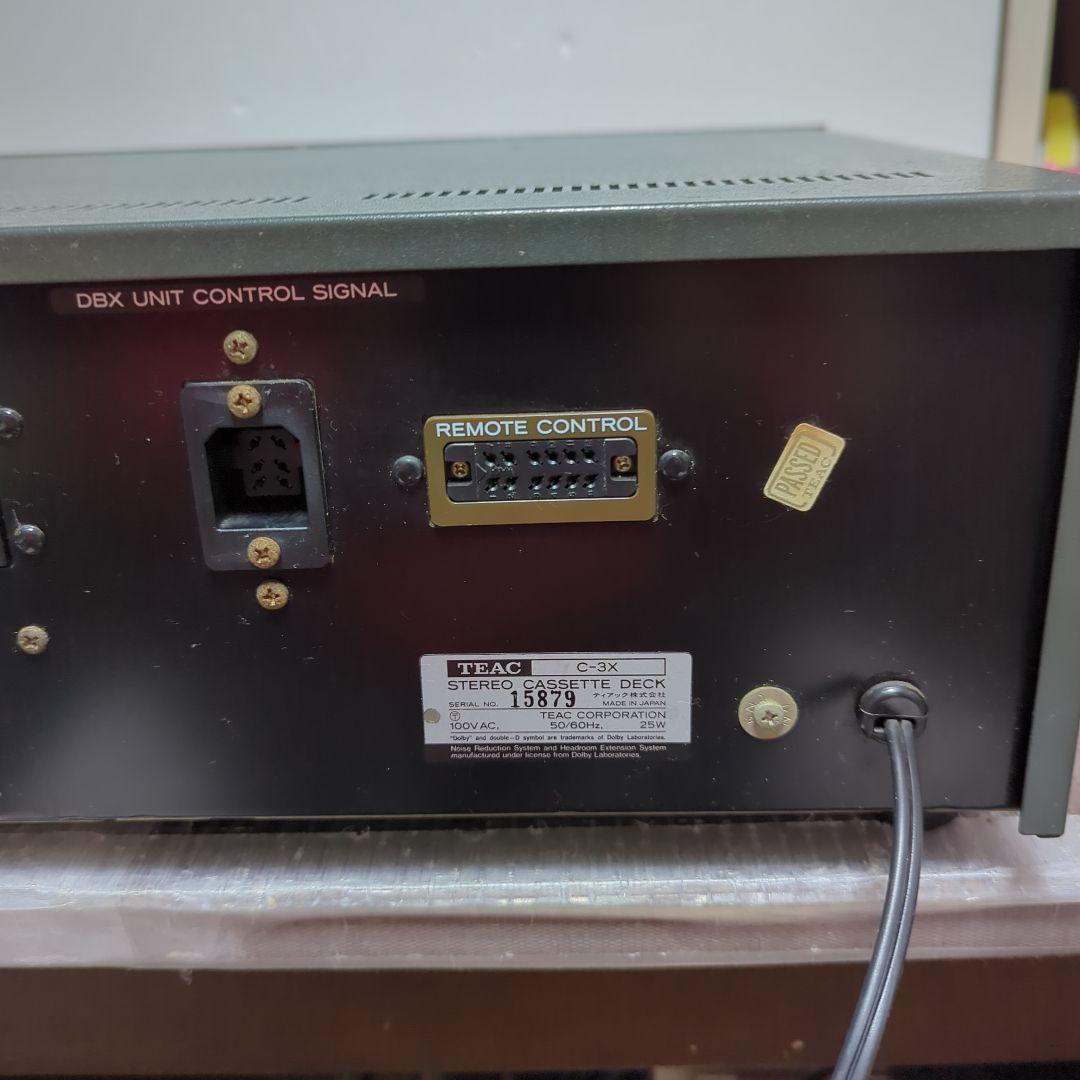 （商品レトロ 希少商品）TEAC カセット レコーダー C-3X