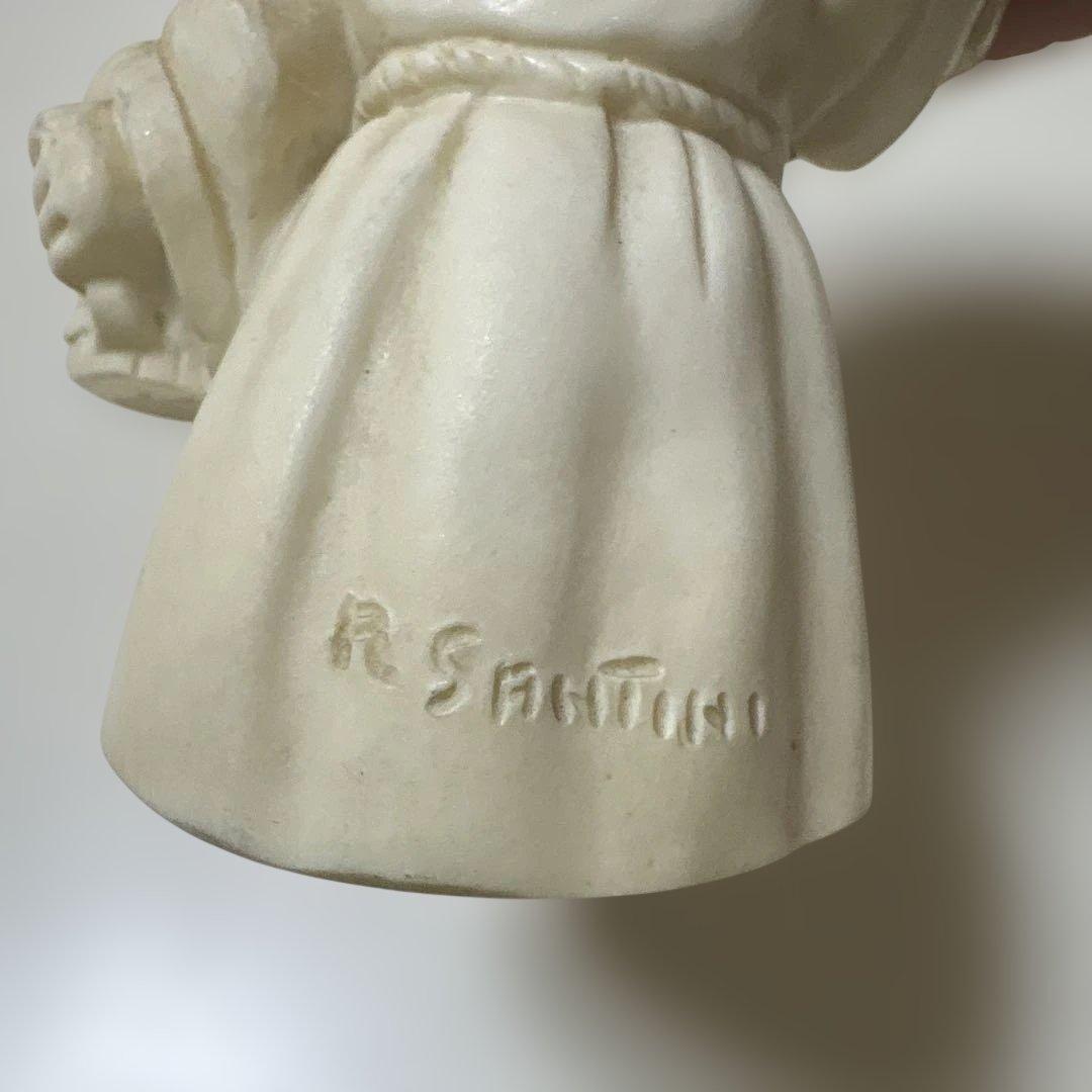 A SANTINI作　イタリア製彫刻　子供達5体セット売り