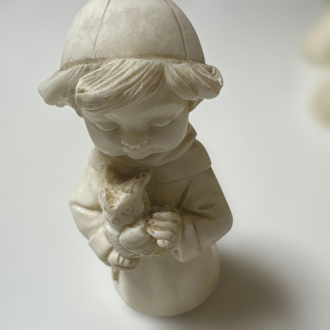 A SANTINI作　イタリア製彫刻　子供達5体セット売り