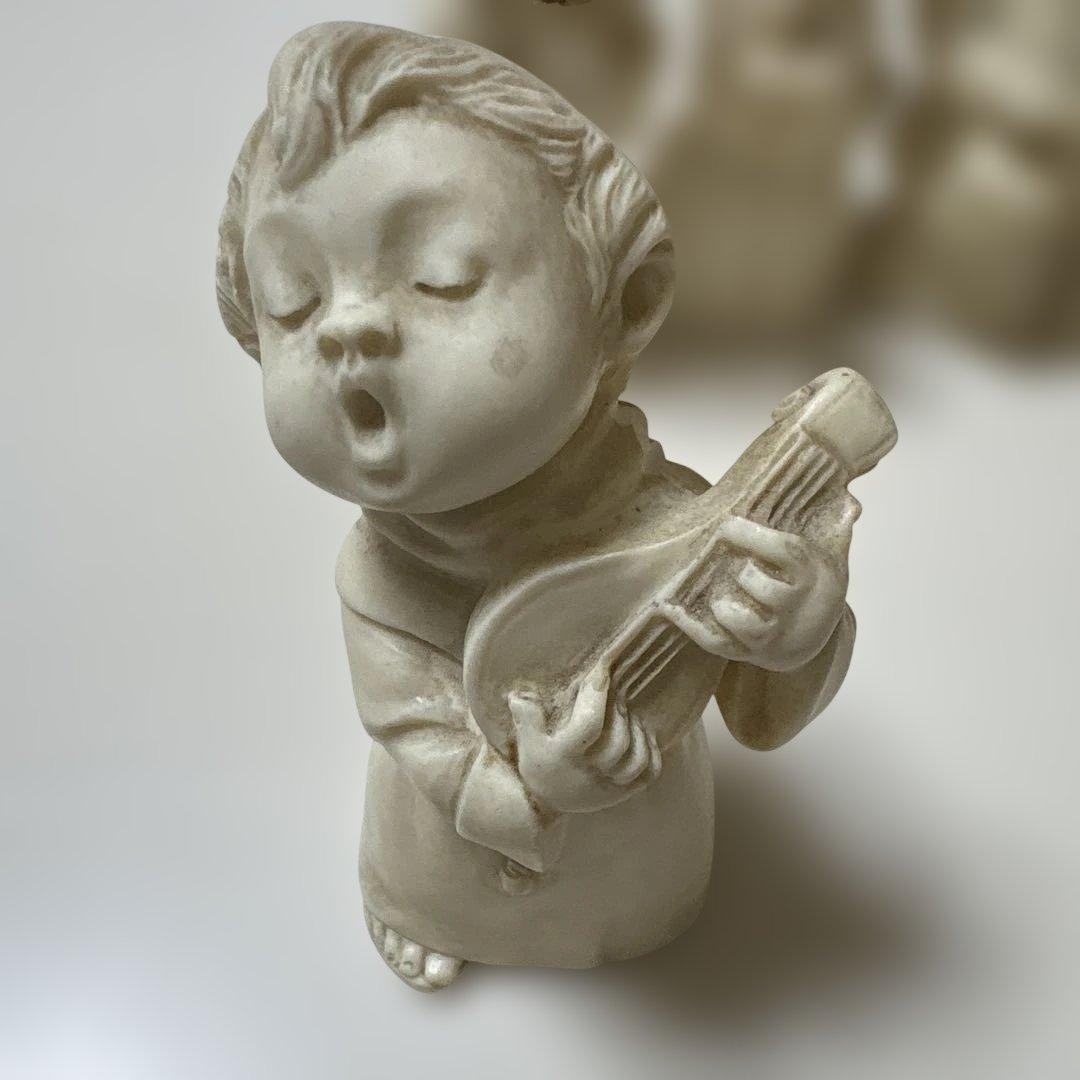 A SANTINI作　イタリア製彫刻　子供達5体セット売り