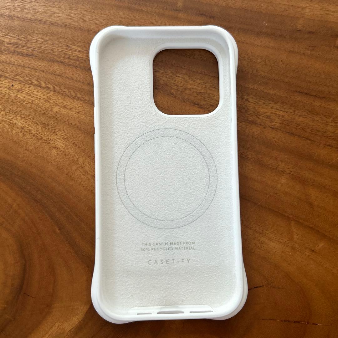 値下げします！！Casetify ホワイト iPhone15Pro aespa