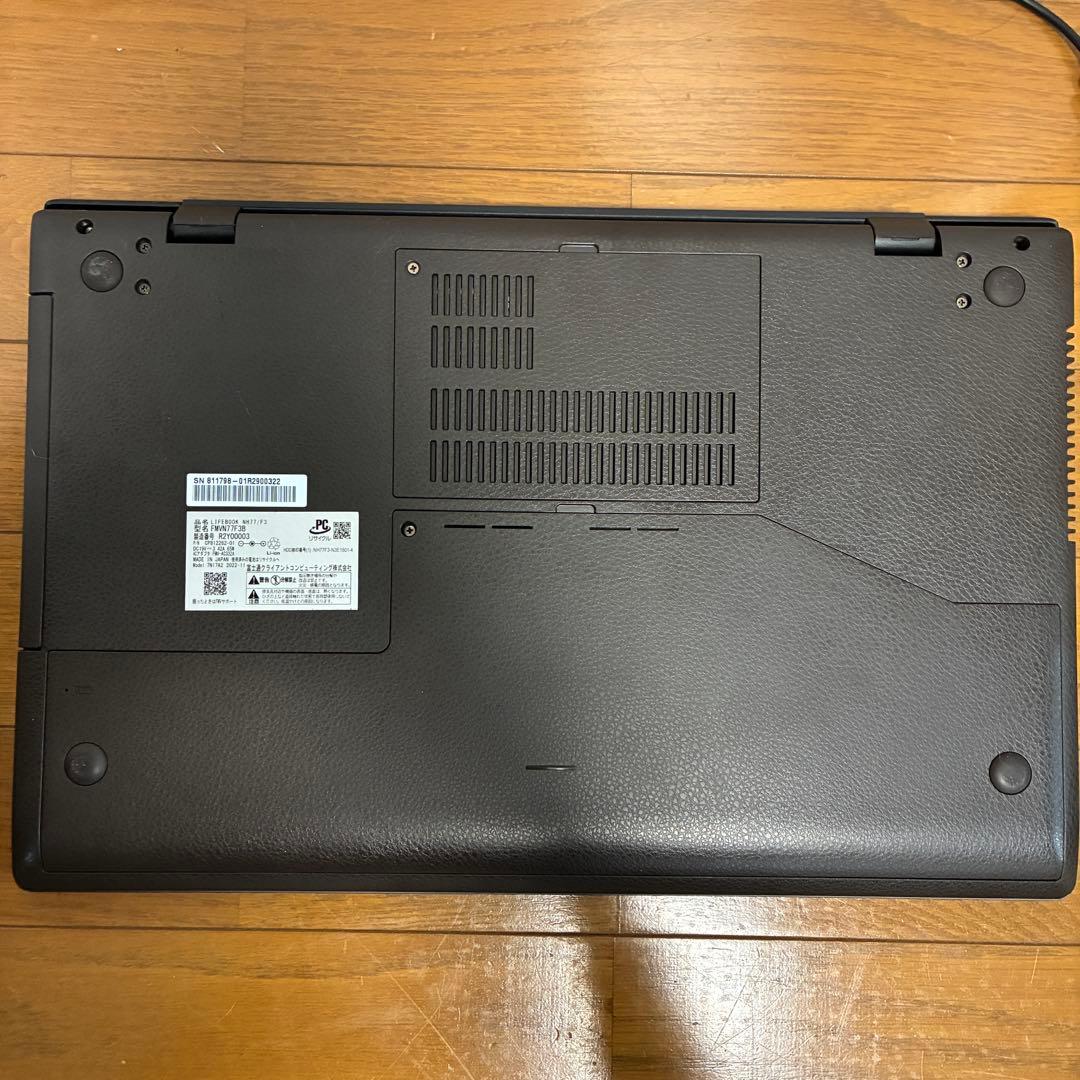 Ryzen7 5700U/メモリ-8GB/SSD 512GB FMVN77F3B