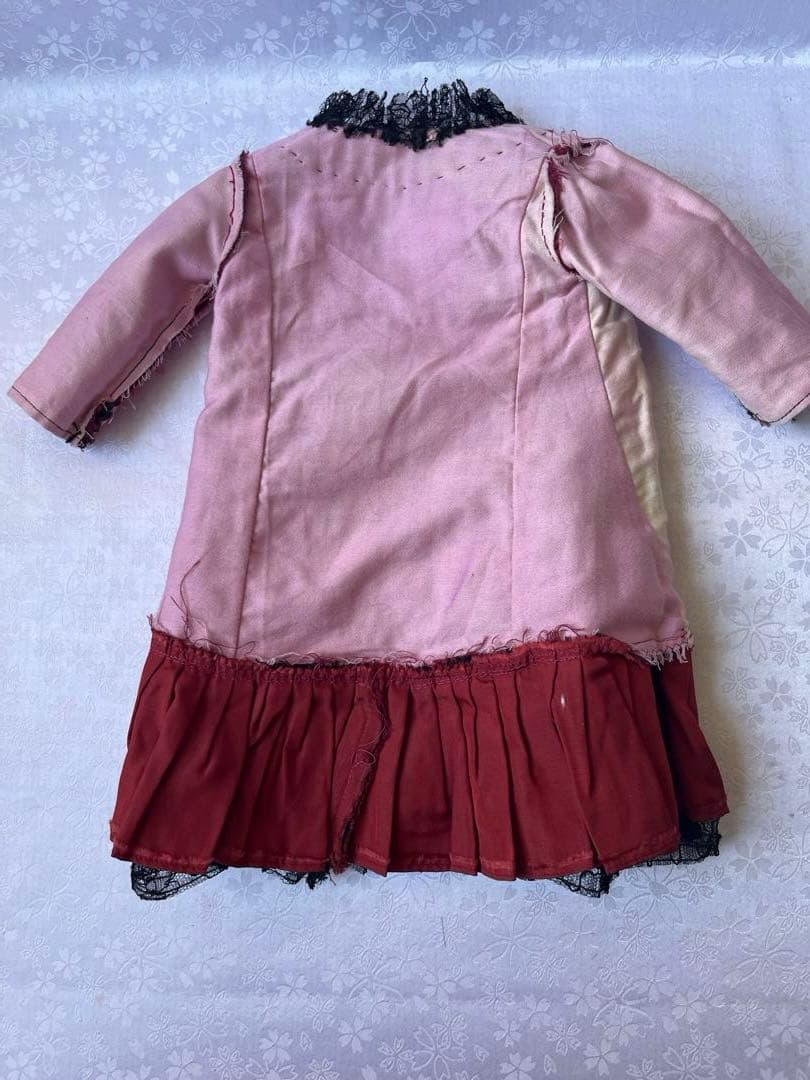 ドールドレス　ビスクドールドレス　アンティークビスクドールドレス