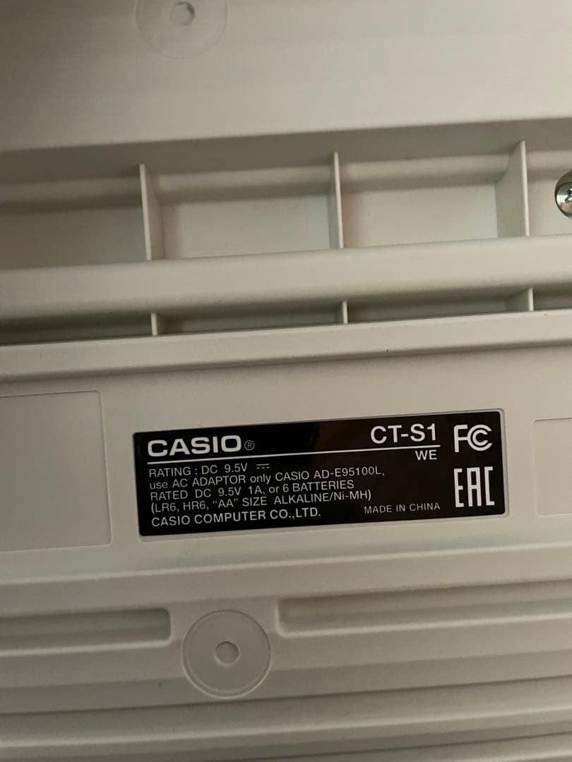 CASIO CT-S1 電子キーボード 高音質モデル AC付 動作品