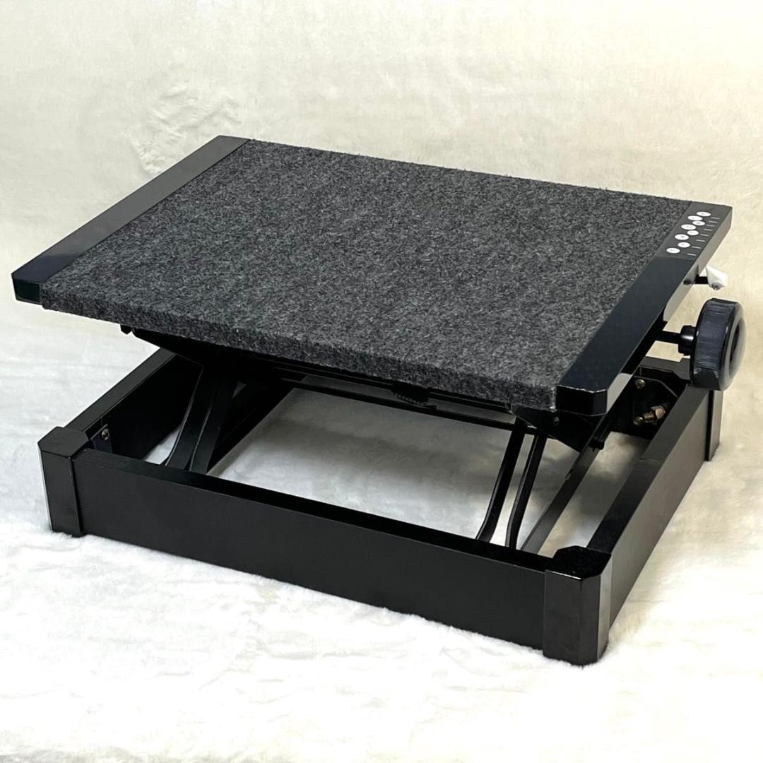 日本製　ピアノ補助台（足台）　ワンタッチ式8段階