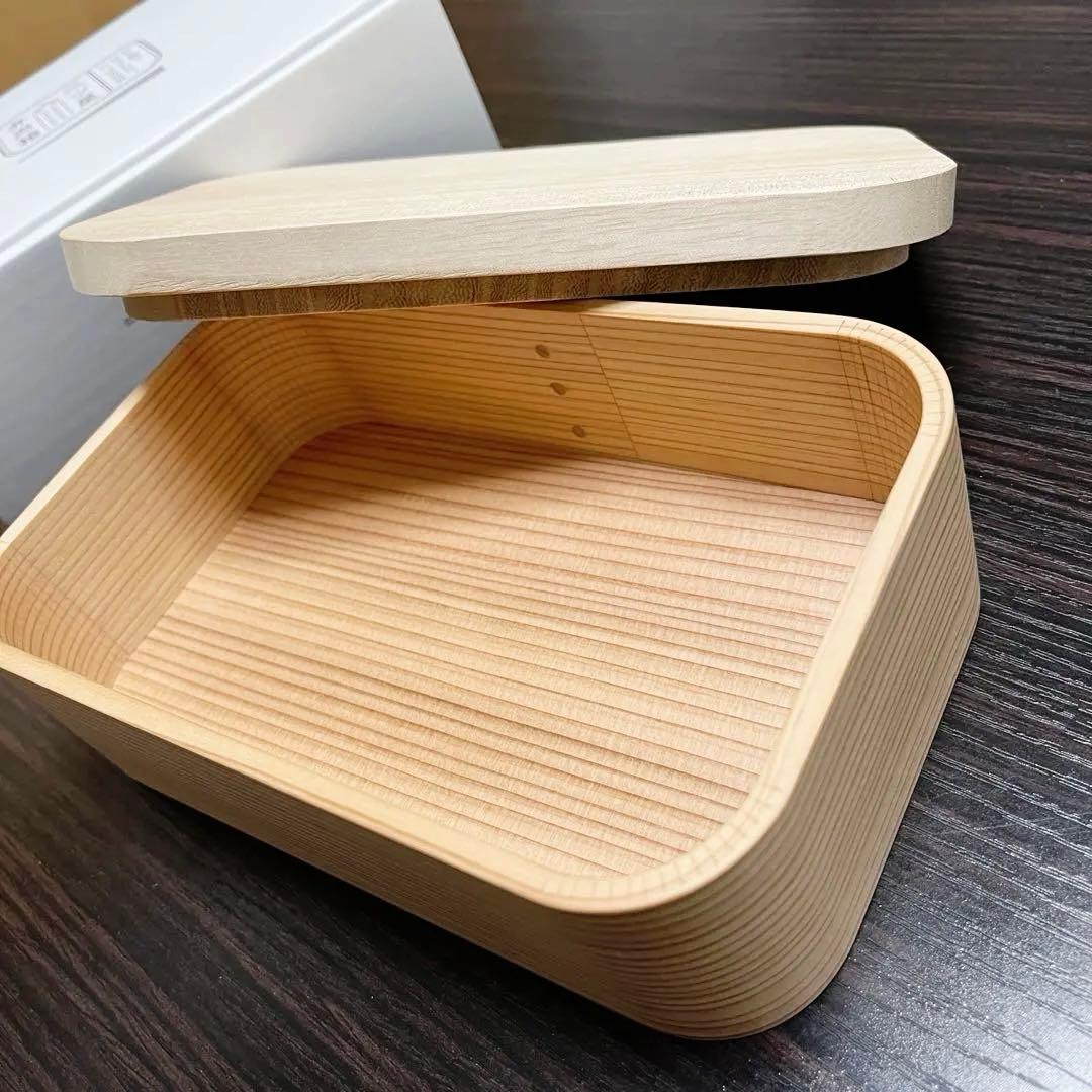 三ツ星弁当箱 ASAKURA 750ml 曲げわっぱ 桐 弁当箱