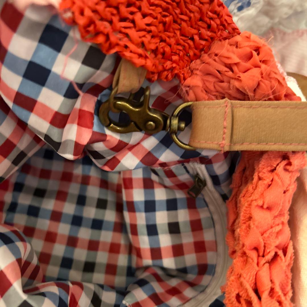 古着リメイク　ショルダーバッグ　アンティーク　刺繍　ドイリー　ヴィンテージ 古着