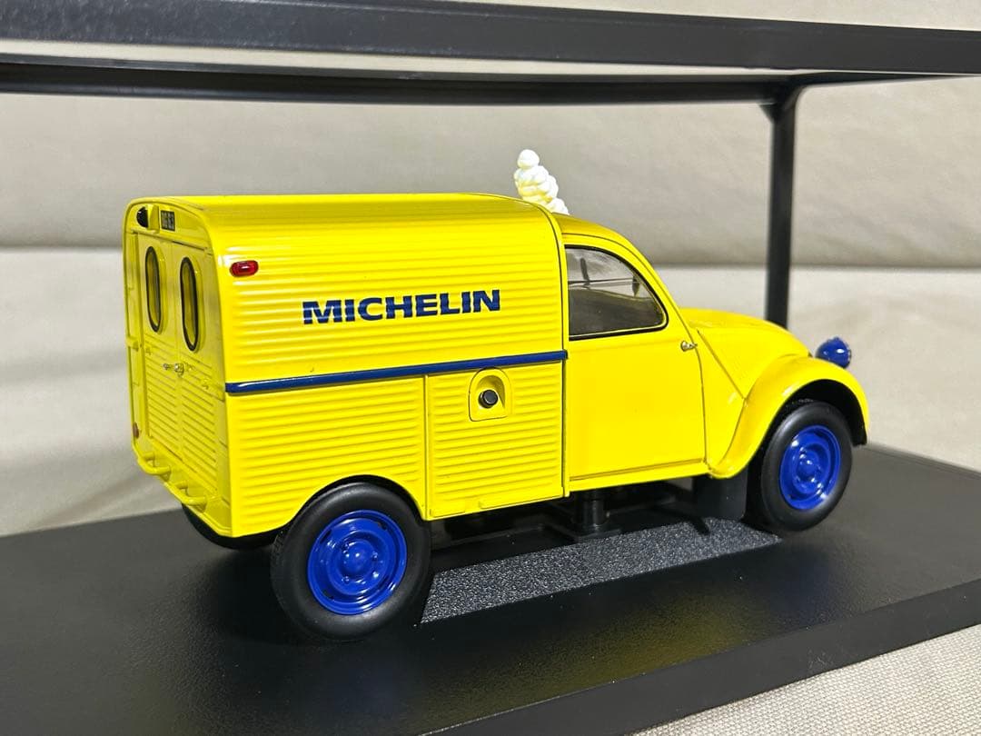 ノレブ1/18 絶版希少シトロエン2CV ミシュランサービスバンミニカー