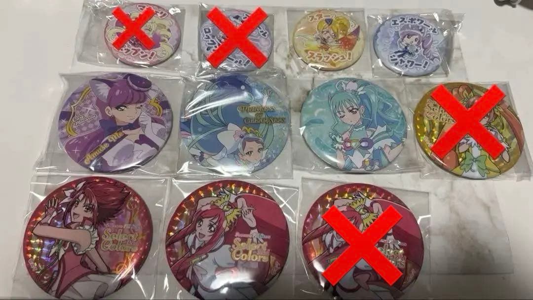 プリキュア 缶バッジ　まとめ売り