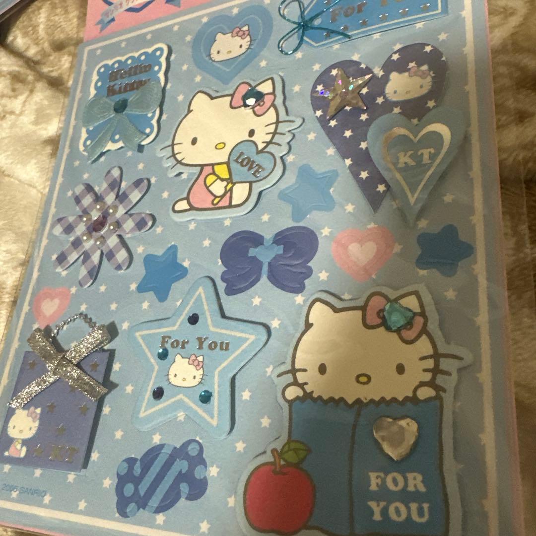 希少平成レトロハローキティ 3Dステッカーセット 10個セット 2006年