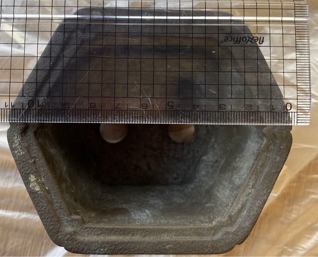 陶翠　緑寿庵　(C) 植木鉢　盆栽鉢　創業80年記念　シリアルナンバ　(A14)