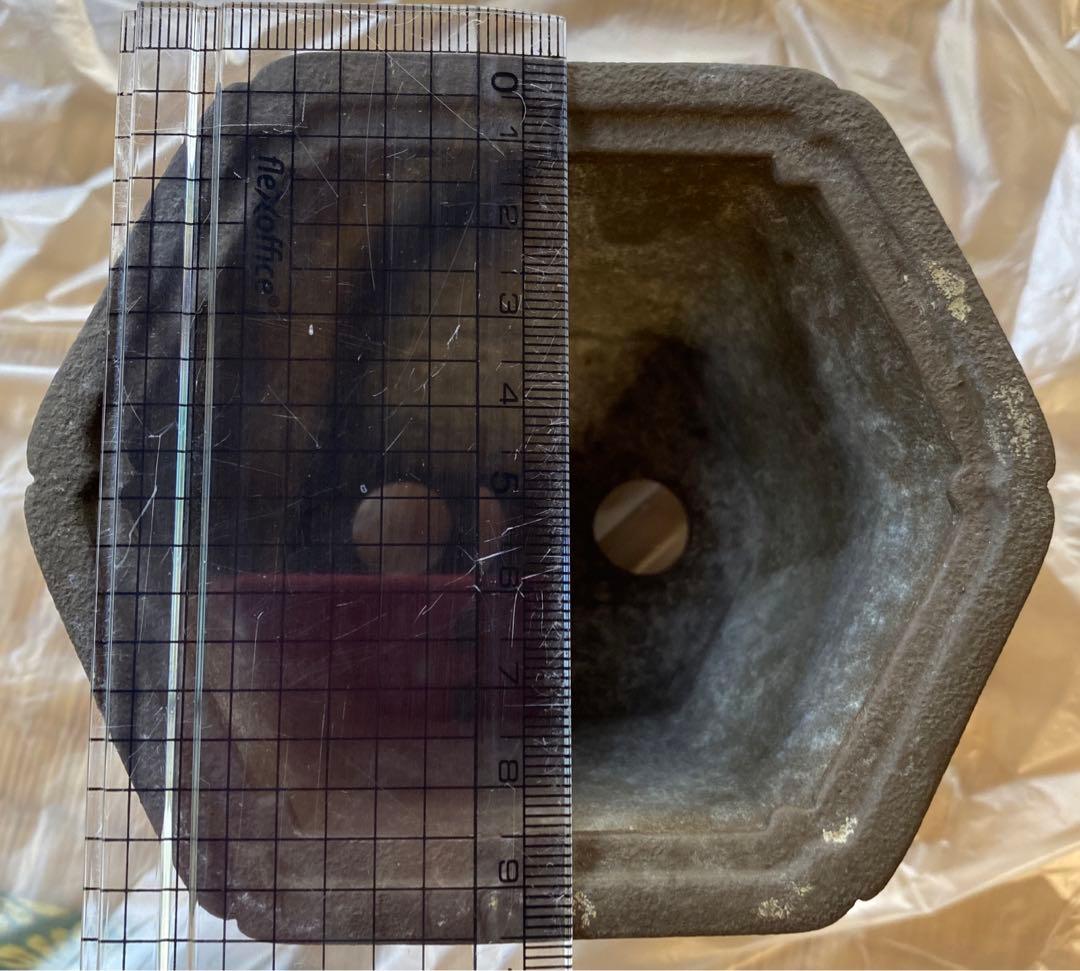 陶翠　緑寿庵　(C) 植木鉢　盆栽鉢　創業80年記念　シリアルナンバ　(A14)