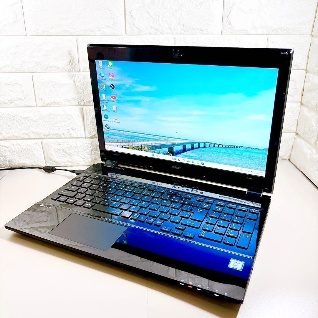 快適動作のSSD✨メモリ8GB WEBカメラ フルHD ノートパソコン NEC