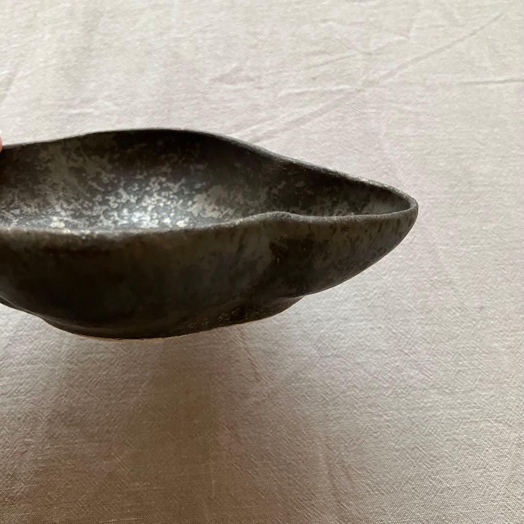 【新品未使用】安福由美子　黒錆　木瓜鉢　2点セット