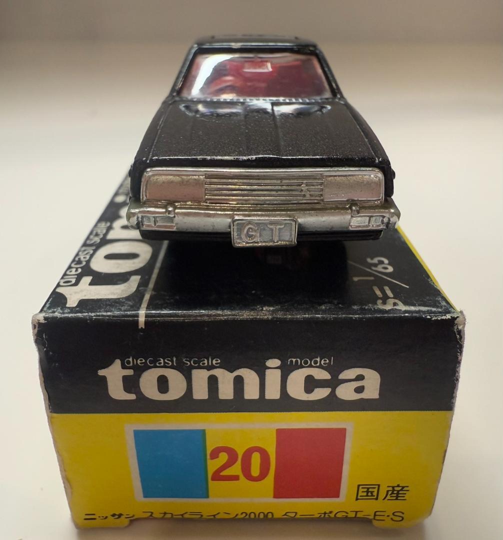 トミカ ニッサン スカイライン2000 TURBO GT-ES 日本製 黒箱