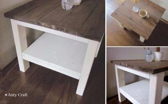 【サイズオーダー可】【引取可能】ソファテーブル コーヒーテーブル 飾り棚UN/W