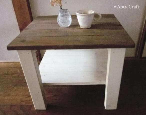 【サイズオーダー可】【引取可能】ソファテーブル コーヒーテーブル 飾り棚UN/W