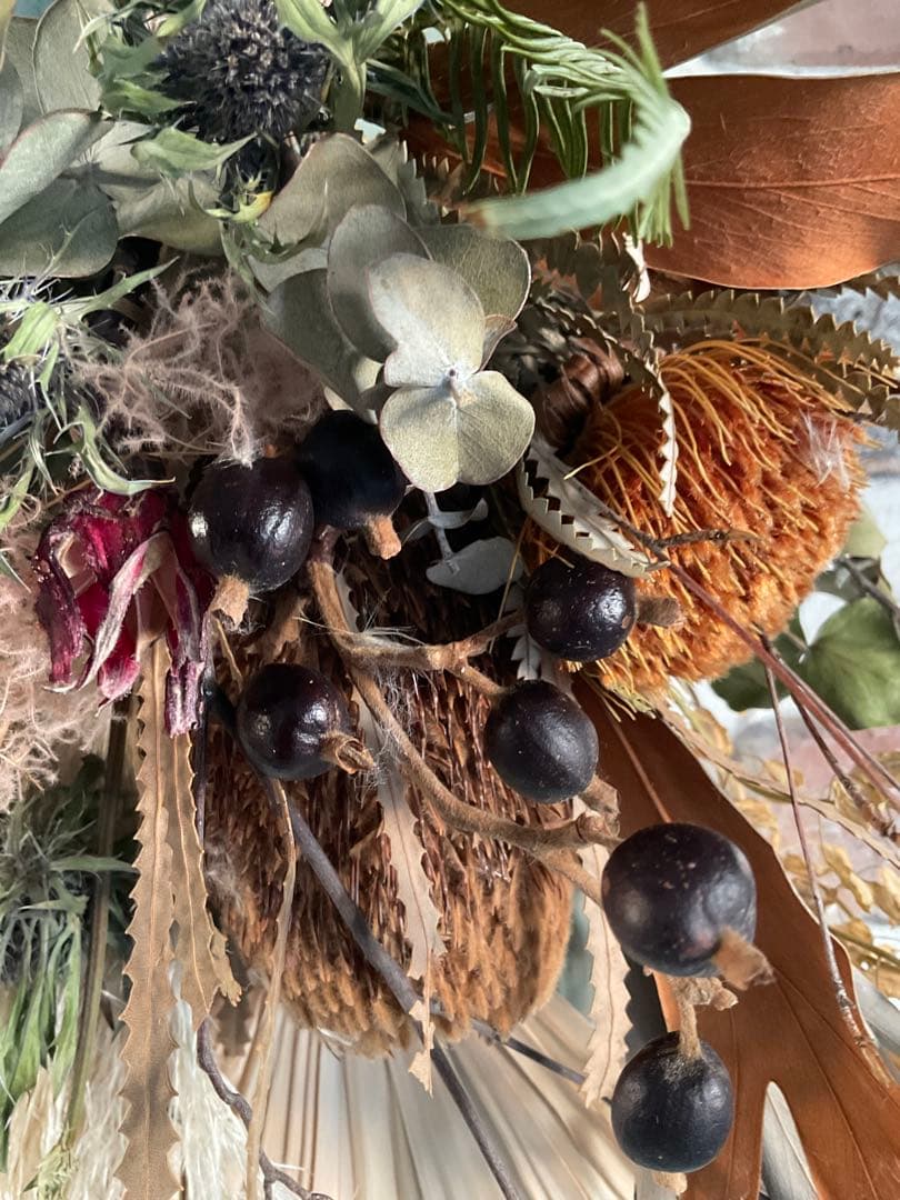 バンクシアとドライアンドラフォルモーサのコックリ秋色