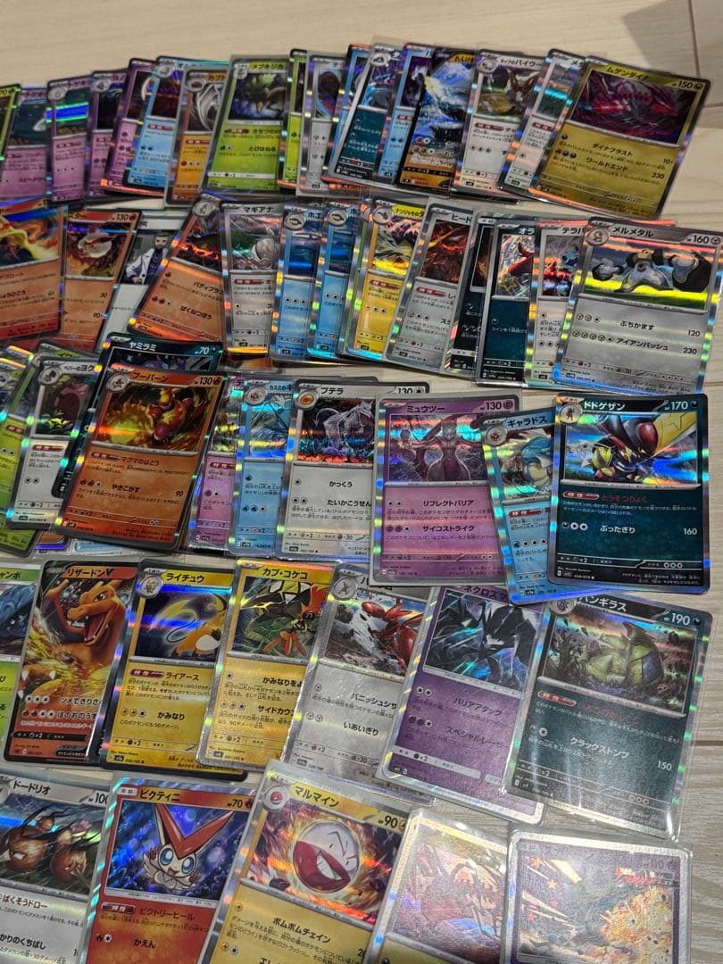 ポケモンカード 大量 ノーマル キラ ダメカンシート付き