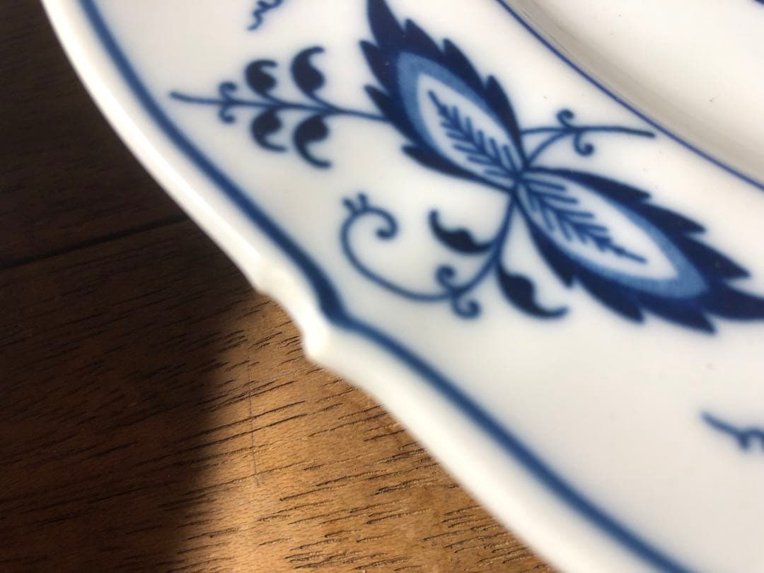 値下げ◆Blue Danube　ブルーダニューブ　花柄皿　大中小6枚セット難あり