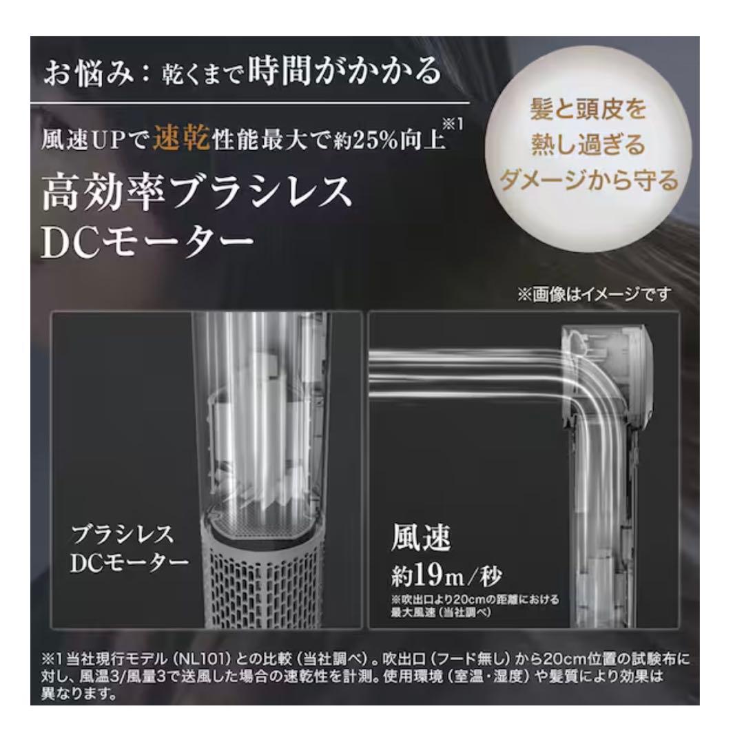 【超美品】ニトリ NY281 WH ヘアケアドライヤー ホワイト ドライヤー