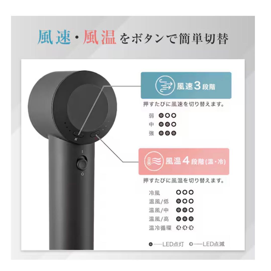 【超美品】ニトリ NY281 WH ヘアケアドライヤー ホワイト ドライヤー