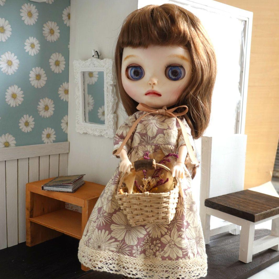 ブライス リカちゃん カスタムアイシードールドールハウス 背景ボード No.6