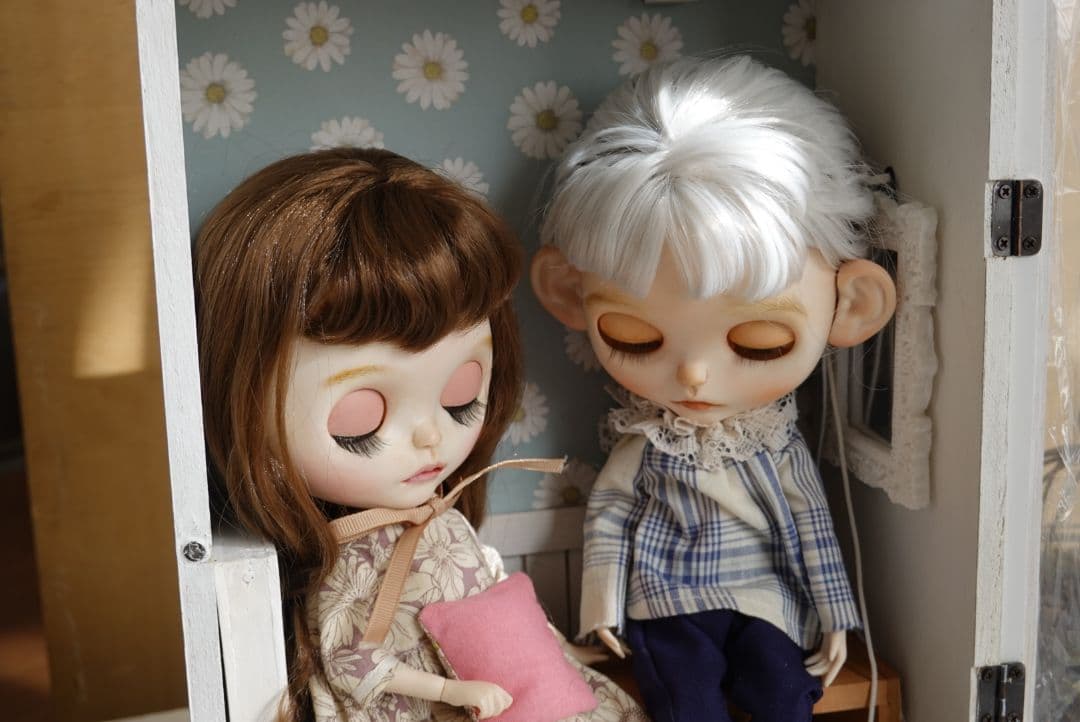 ブライス リカちゃん カスタムアイシードールドールハウス 背景ボード No.6