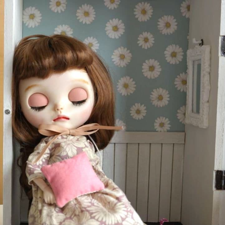 ブライス リカちゃん カスタムアイシードールドールハウス 背景ボード No.6