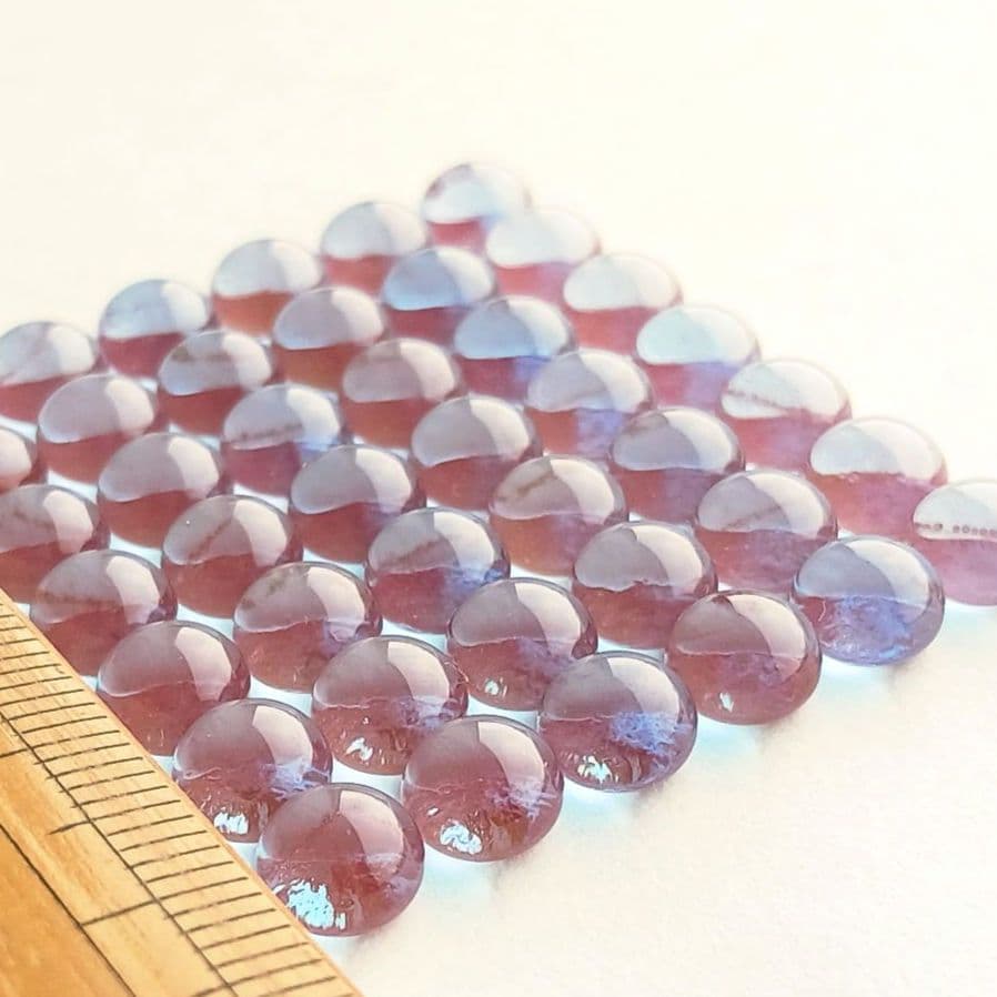 No.477 ガラスナギット 変色ガラス 49個 6.3mm