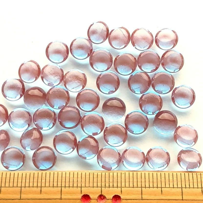 No.477 ガラスナギット 変色ガラス 49個 6.3mm