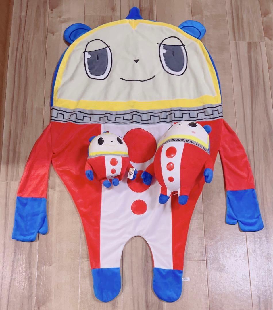 ペルソナ４、クマ、ぬいぐるみ＆ブランケット＆ぬいぐるみポーチ、３点セット