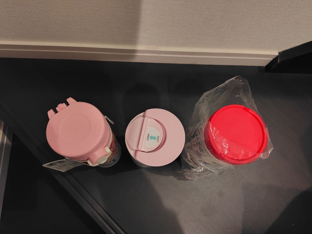 スターバックス水筒３点セット新品スリムハンディーステンレスボトルフラワーシャワー