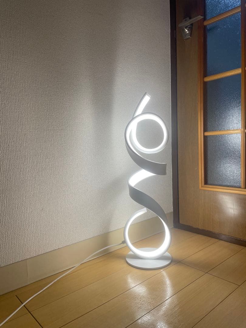 ２点セット　LED デザイン照明 スパイラルライト 間接照明 モダン インテリア